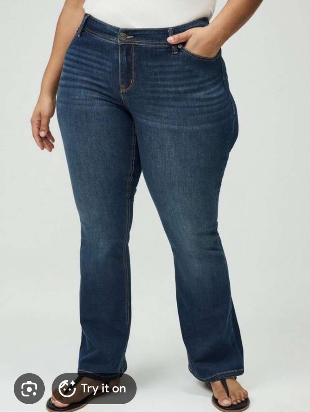 TORRID Luxe Slim Boot Jeans - Size 28 X Short